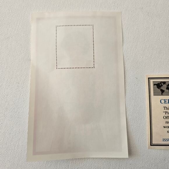 INTERNATIONAL COLLECTORS SOCIETY PRINCESS DIANA Pink Evening Dress Stamp Togo - Picture 5 of 7